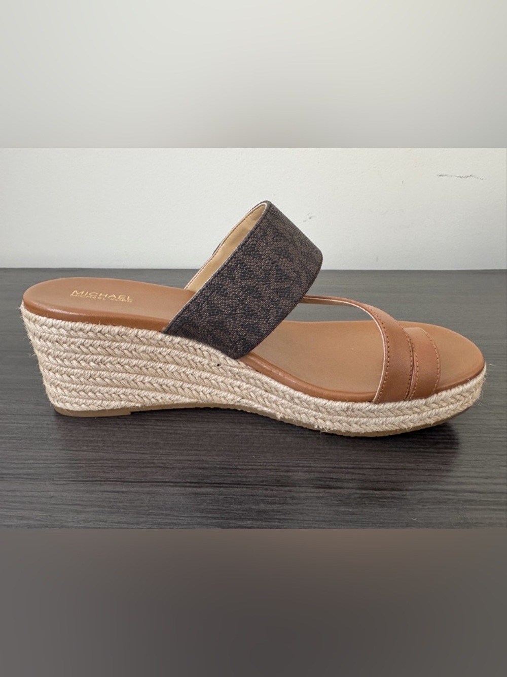 New Michael Kors Women's Jilly Espadrille Platform Wedge Sandals NWB Size 8.5 - Picture 6 of 9